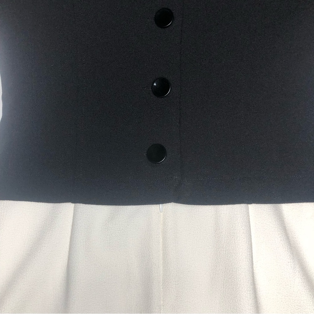 White House Black Market (WHBM) Color Block Short Sleeve Career Dress - Picture 5 of 13